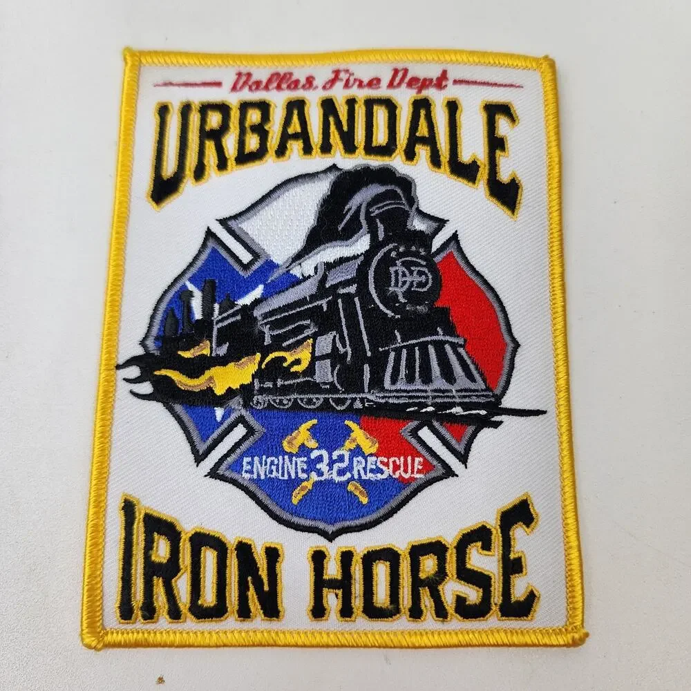 Lot of 7 Fire Dept Patches Texas Ingleside Kingsville Dyess Livingston Urbanvle